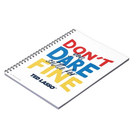 Ted Lasso | Traut euch nicht, euch für die Geldstr Notizblock (Linke Seite)