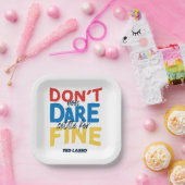 Ted Lasso | Wage nicht, dich mit der Geldstrafe ab Pappteller (Party)