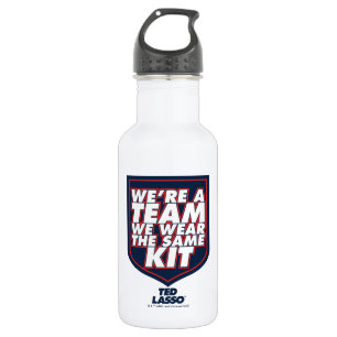 Ted Lasso   We're A Team Typography Graphic Edelstahlflasche