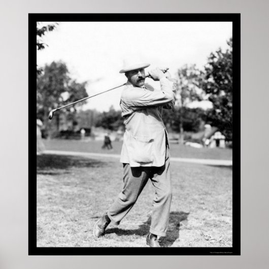 Ted Ray Golf Champion 1914 Poster (Vorne)