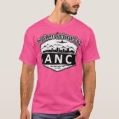 Ted Stevens Anchorage International Airport Code T-Shirt (Vorderseite)