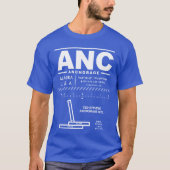Ted Stevens Anchorage Intl Airport ANC T - Shirt (Vorderseite)