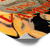 Ted the Vino Vampire Poster (Ecke)