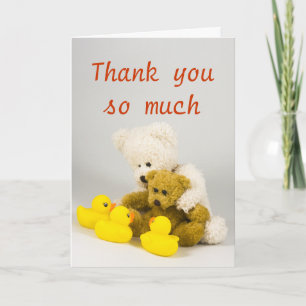 Ted und die Enten ... Dankeschön-Karte Dankeskarte