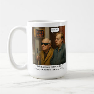 Ted war mager. kaffeetasse