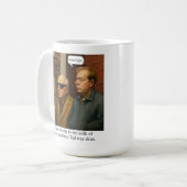 Ted war schlank. T-Shirt Kaffeetasse (Vorderseite Links)
