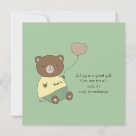 Tedd E. Bear Hugs Green Personalisiert