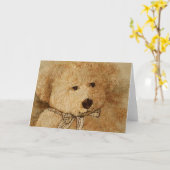 Teddie Bear Karte (Gelbe Blume)