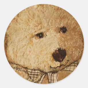 Teddie Bear Runder Aufkleber