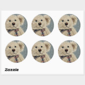 Teddie Bear Runder Aufkleber (Blatt)