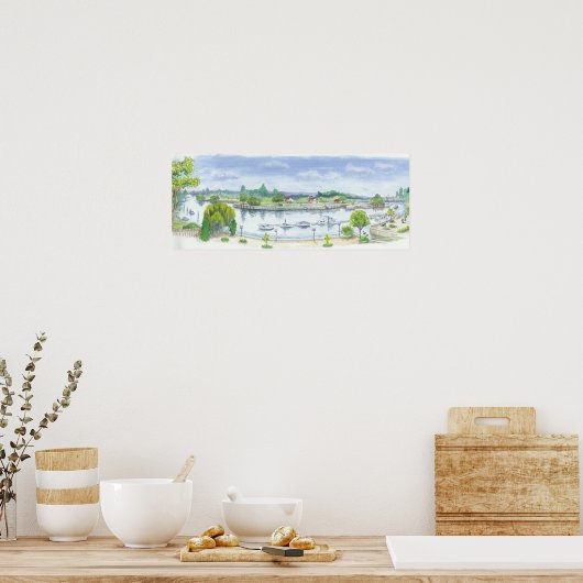 Teddington Lock Poster (Küche)