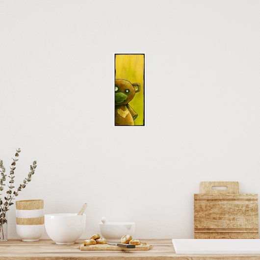 Teddy ablehnen poster (Küche)