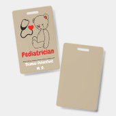 Teddy-Abzeichen Ausweis (Front & Back)