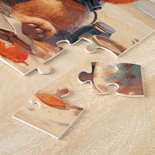 Teddy am Strand! Teddy Bar Puzzle (Seite)