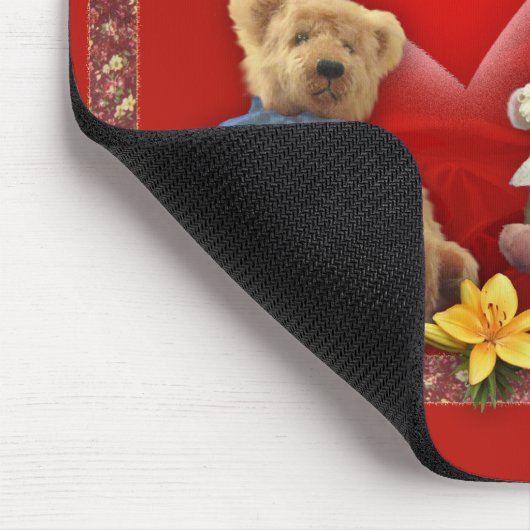 Teddy (anpassbar) mousepad (Ecke)