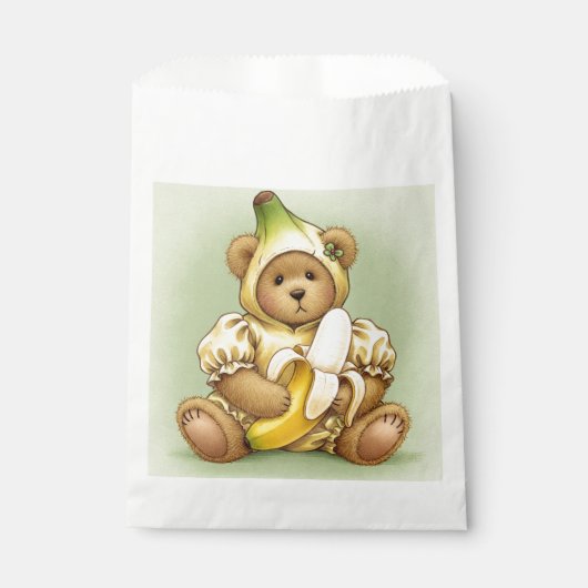 Teddy as Reipe Banana by Natasha Us Geschenktütchen (Vorderseite)