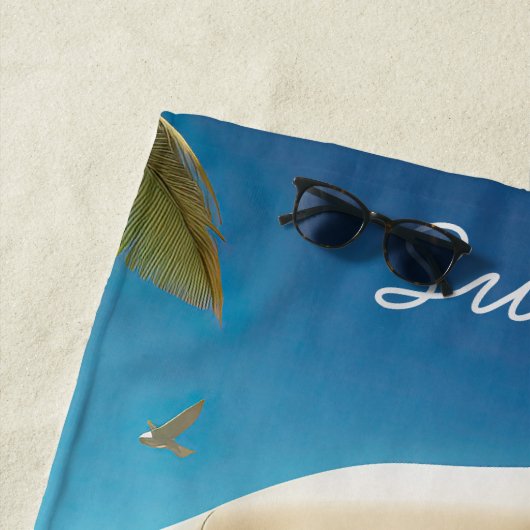 Teddy at the Beach - Bärentücher für Sommerspass Strandtuch (Beispiel)