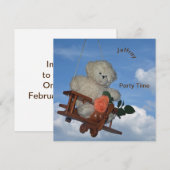 Teddy auf Reisen - Karte (Vorne/Hinten)