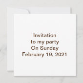 Teddy auf Reisen - Karte (Rückseite)