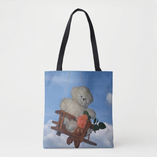 Teddy auf Reisen Tasche (Vorderseite)