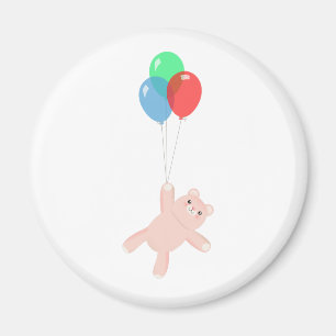 Teddy Balloons Magnet