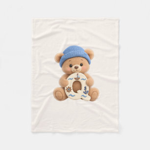 Teddy Bär Anfangsbuchstabe Q Baby Jungen Geschenk Fleecedecke