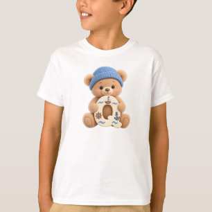 Teddy Bär Anfangsbuchstabe Q Jungen Geburtstagsges T-Shirt