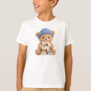 Teddy Bär Anfangsbuchstabe R Jungen Geburtstagsges T-Shirt
