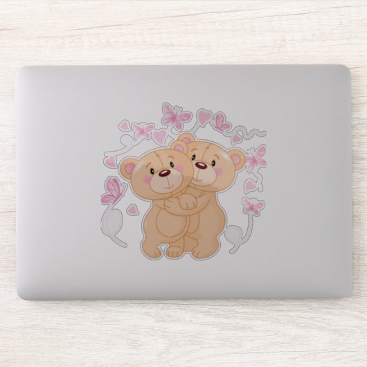 Teddy Bär Aufkleber (Computer)