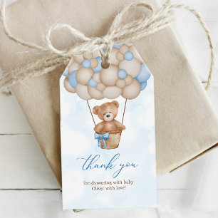 Teddy-Bär-Baby-Party-Dankeschön Geschenkanhänger