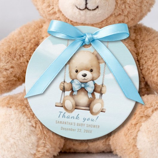 Teddy-Bär-Baby-Party-Geschenkanhänger Geschenkanhänger