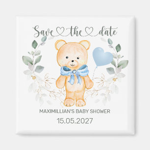 Teddy Bär Baby Shower Save the Date Magnet