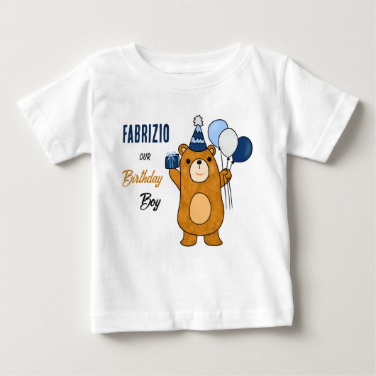 Teddy Bär Baby T-shirt (Vorderseite)