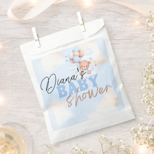 Teddy Bär Babydusche, Bücher für Babyinvik Geschenktütchen (Ausgeschnitten)