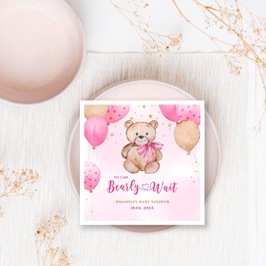 Teddy Bär Babydusche Servietten