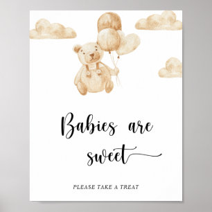 Teddy-Bär-Babys sind süß Poster