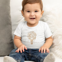 Teddy Bar Ballon Neutral