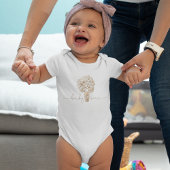 Teddy Bar Ballon Neutral Baby Strampler