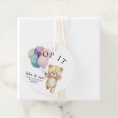 Teddy Bär Ballons - Pop! Geschenkanhänger (Beispiel)