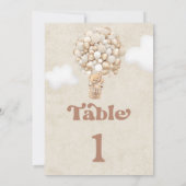 Teddy Bar Balloons Tischnummer (Rückseite)