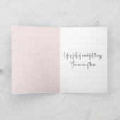 Teddy Bar Birthday on Hearts Karte (Innenseite)