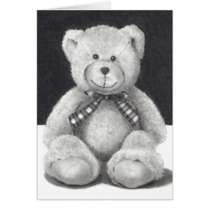 Teddy-Bär, Bleistift-Zeichnen: Big Bear UMARMUNG