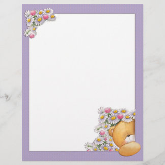 Teddy Bar Blume Letterhead