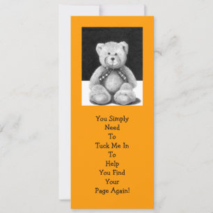 Teddy Bar BOOK MARK: Bleistift-Artwork
