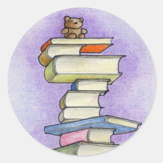 Teddy Bar Books Sticker (Vorderseite)