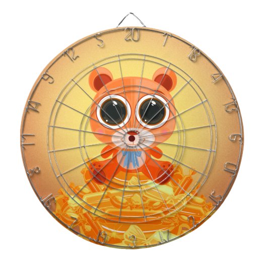 Teddy Bar - Candy Orange Dartscheibe (vorne)