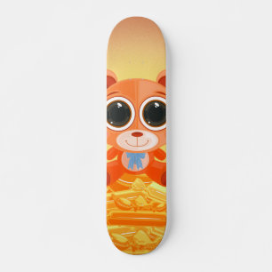 Teddy Bar - Candy Orange Skateboard