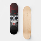 Teddy Bar - Classy Gray Skateboard (Vorderseite)