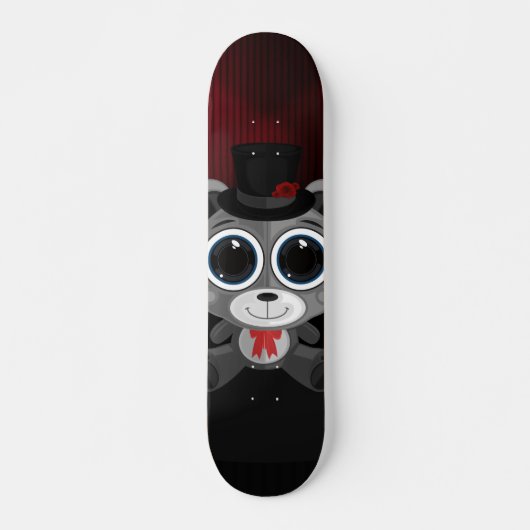 Teddy Bar - Classy Gray Skateboard (Vorne)