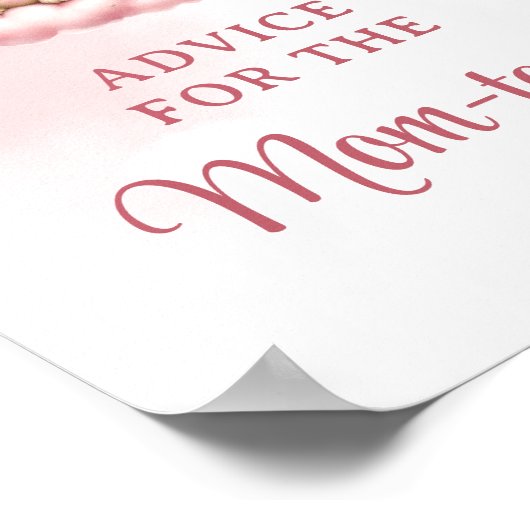 Teddy Bär Cloud 9 Ratschläge für die Mutter, die n Poster (Ecke)